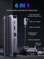 Ugreen 6-in-1 4k HDMI Fast Charge Universal Docking Station - UGREEN-15388