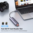 Ugreen 6-in-1 USB-C Hub (100W PD, 4K@30Hz HDMI) - UGREEN-70410