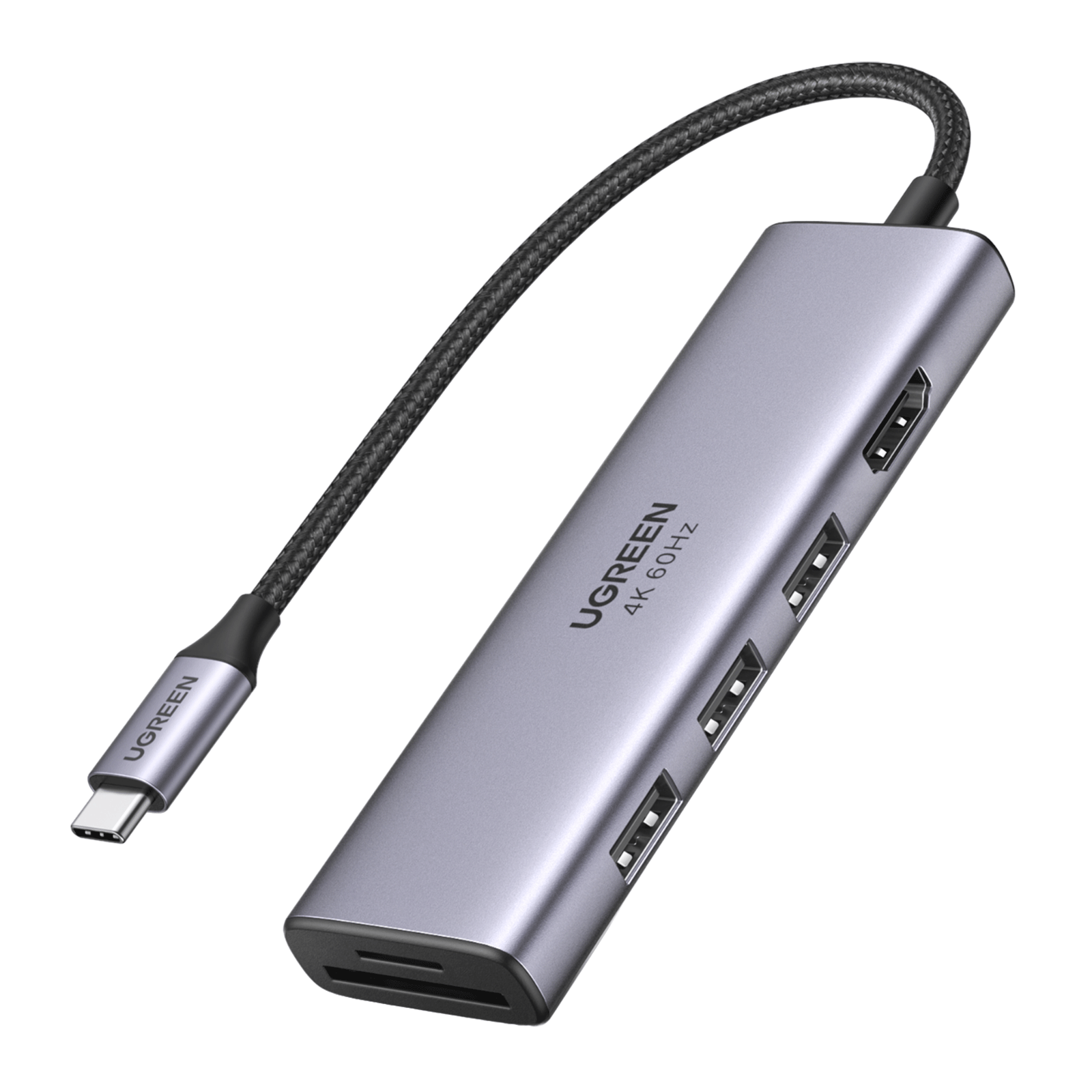 Ugreen 6-in-1 USB-C Hub (4K@60Hz HDMI, 3 USB 3.0) - UGREEN - 60383