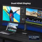 Ugreen 6-in-1 USB-C Hub (Dual HDMI, 8K@30Hz Single) - UGREEN-15852