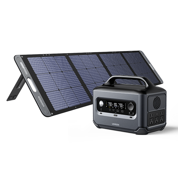 Ugreen 600W 680Wh Solar Generator - UGREEN-15051A+15114