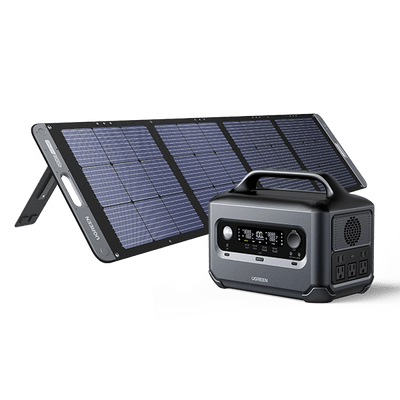 UGREEN 600W 680Wh Solar Generator with Solar Panel