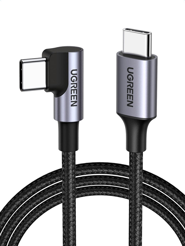 Ugreen 60W Fast Charge Right Angle USB C to USB C Cable - UGREEN-50122