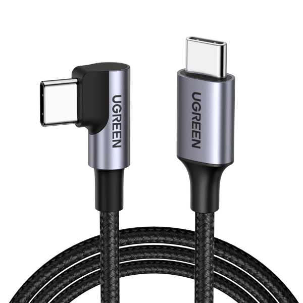 Ugreen 60W Fast Charge Right Angle USB C to USB C Cable - UGREEN-50122