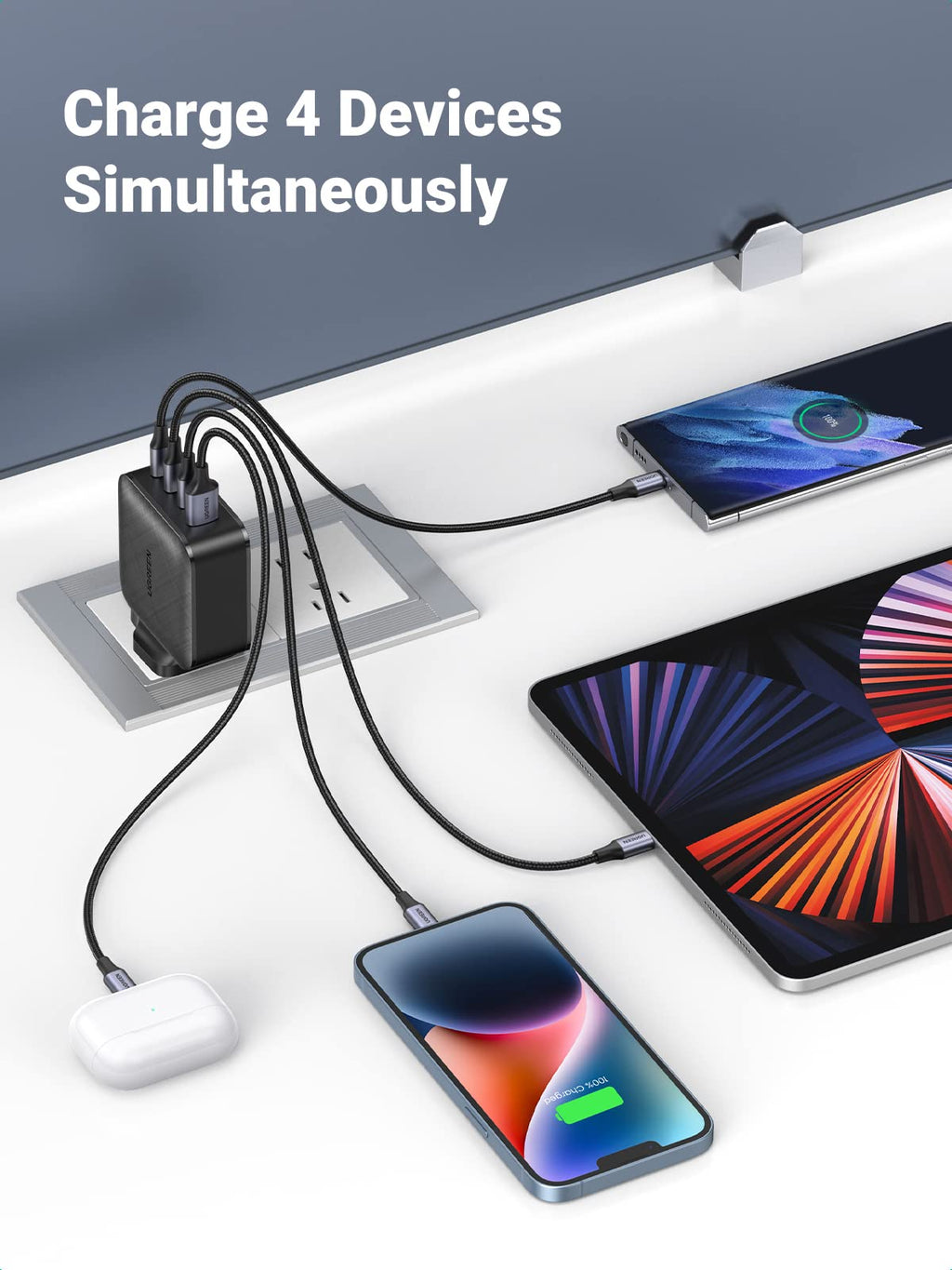 Ugreen 65W GaN Wall Charger 4 Ports - UGREEN-70819
