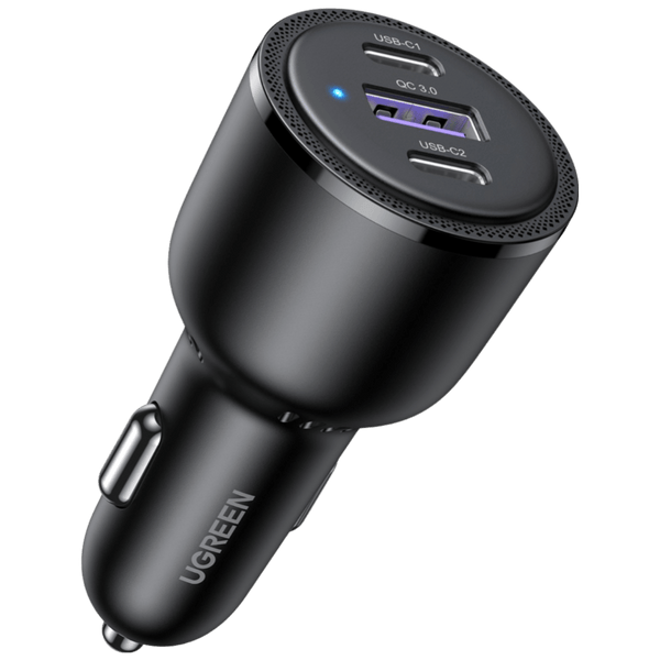Ugreen 69W Fast Car Charger, 3 ports, PPS, PD3.0, QC3.0