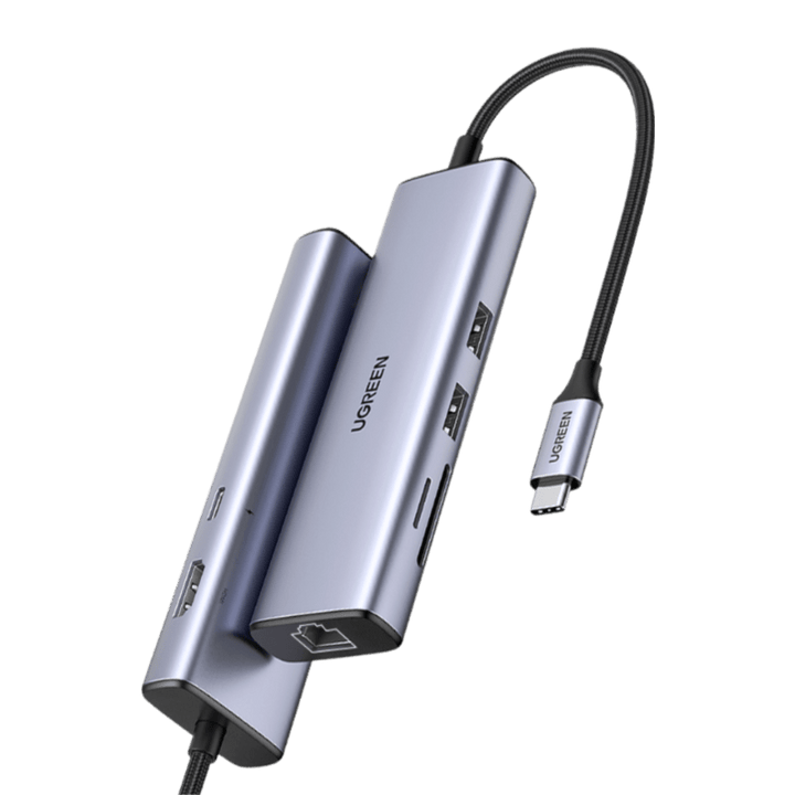 Ugreen 7-in-1 USB-C Hub (4K@30Hz HDMI, RJ45 Ethernet) - UGREEN - 90568