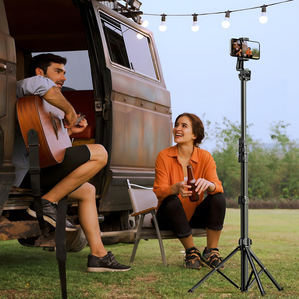 Ugreen 70 inch Phone Tripod with Bluetooth Remote - Aluminum - UGREEN - 15609