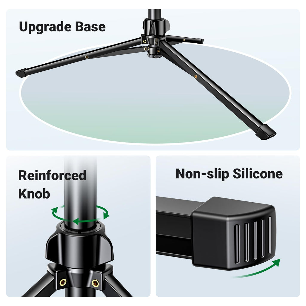 Ugreen 70 inch Phone Tripod with Bluetooth Remote - Aluminum - UGREEN - 15609