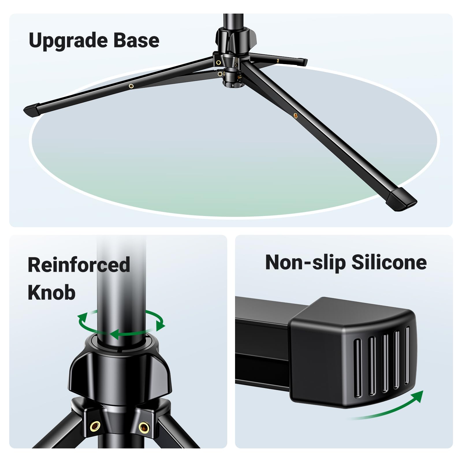 Ugreen 70 inch Phone Tripod with Bluetooth Remote - Aluminum - UGREEN - 15609