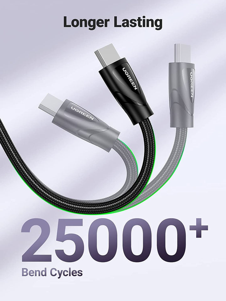 Ugreen 8K@60Hz 4K@120Hz 48Gbps High Speed HDMI 2.1 evolved cotton braided Cable - UGREEN-80401