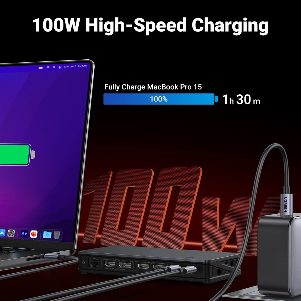 Ugreen 9-in-1 4k HDMI Fast Charge Universal Docking Station - UGREEN-90912