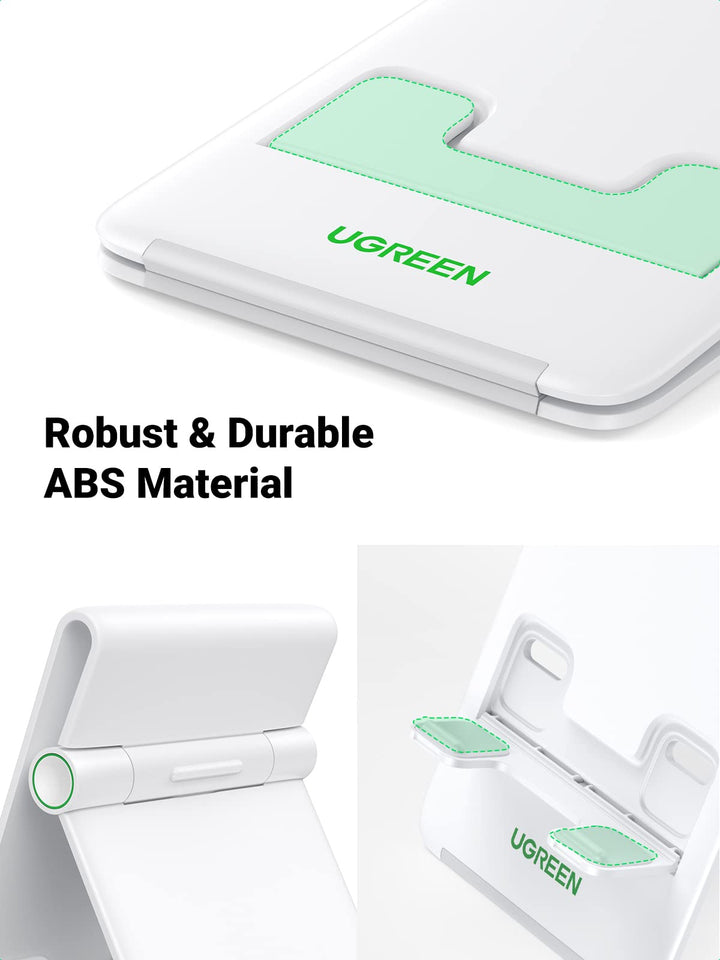 Ugreen Adjustable Foldable Tablet Stand (White) - UGREEN-30426