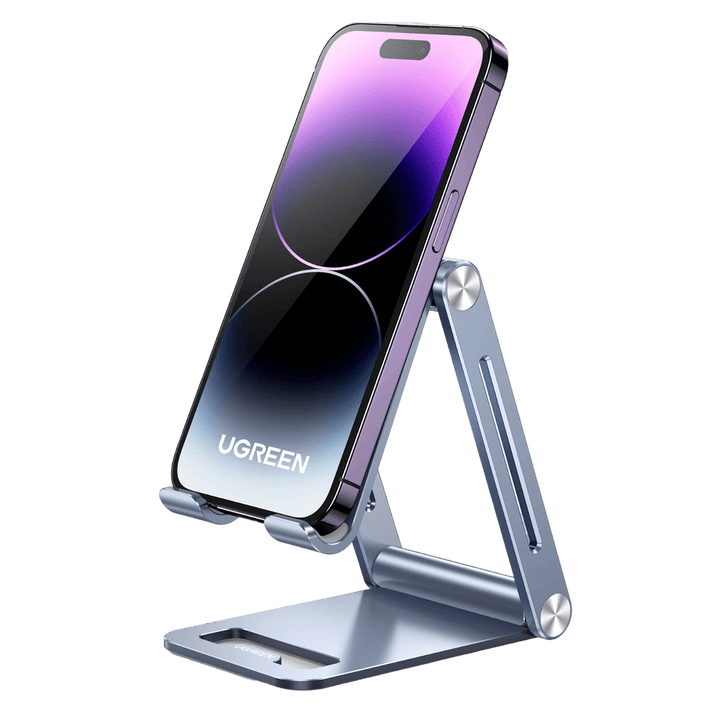 Ugreen Aluminum Foldable Phone Stand (Blue) - UGREEN - 90461