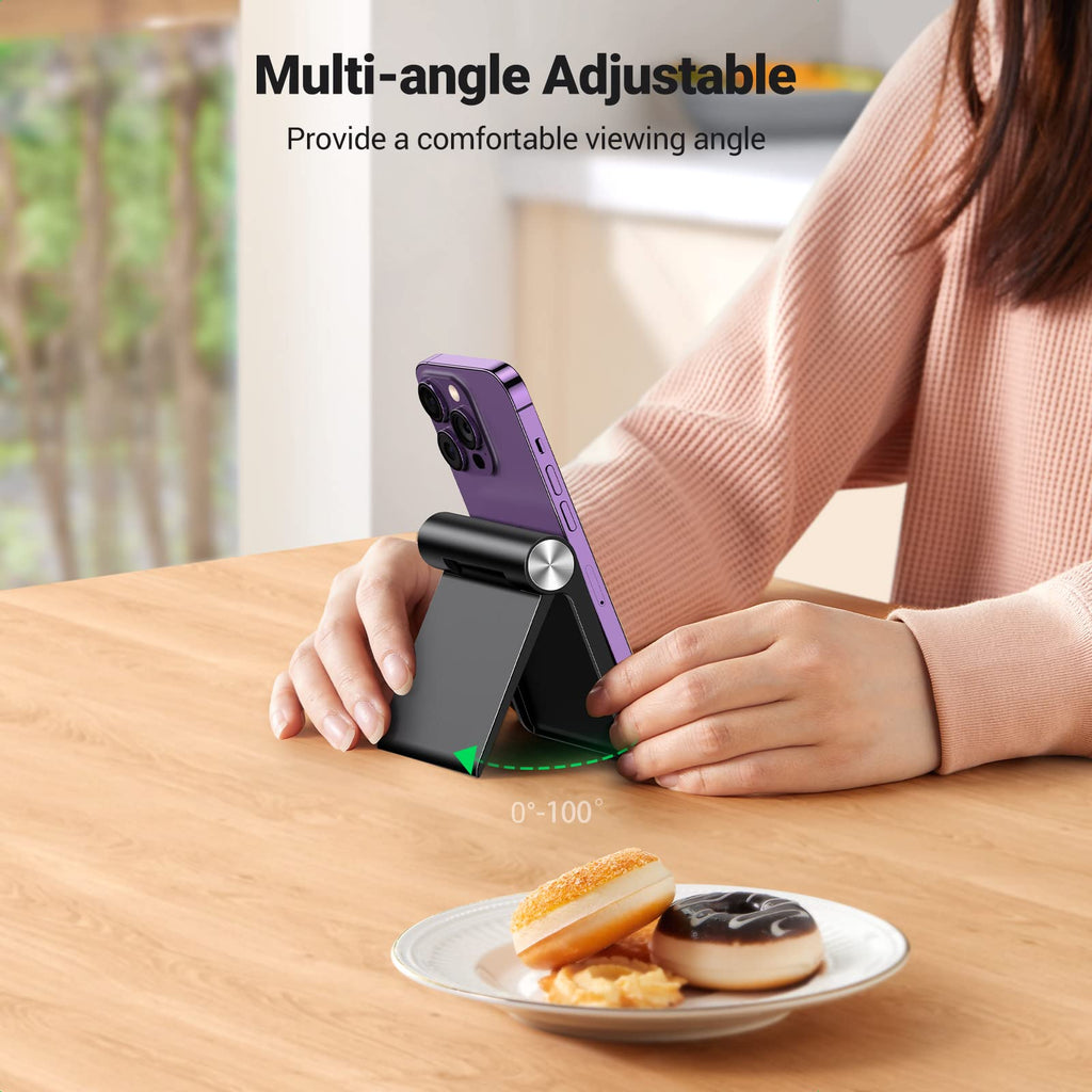 Ugreen Angle Adjustable Portable Phone Stand (Black) - UGREEN-50747