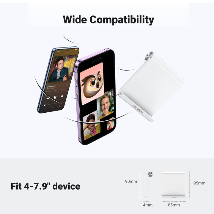 Ugreen Angle Adjustable Portable Phone Stand (White) - UGREEN-30285