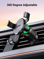 Ugreen Auto Lock 360° Adjustable Air Vent Car Phone Holder (Black) - UGREEN-15814