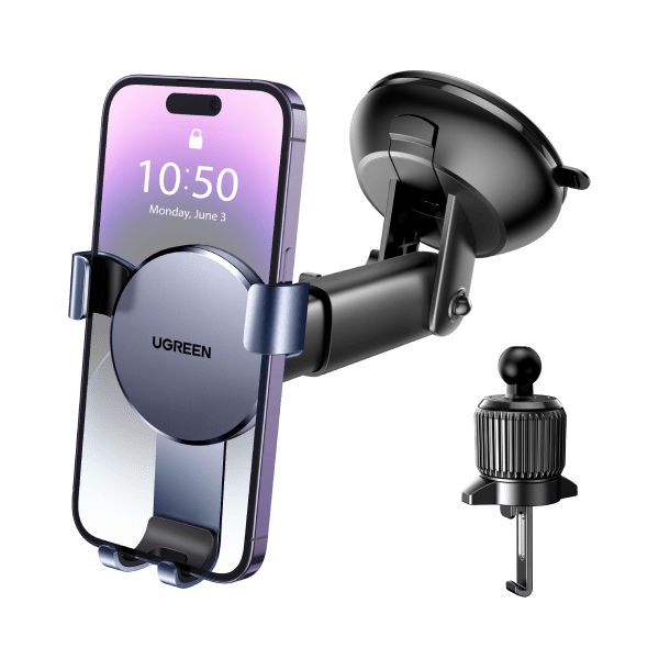 Ugreen Auto Lock & Release Dashboard Car Phone Holder - UGREEN-25321