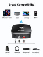 Ugreen Bluetooth Adapter for HiFi with RCA and 3.5mm Jack - UGREEN-30445