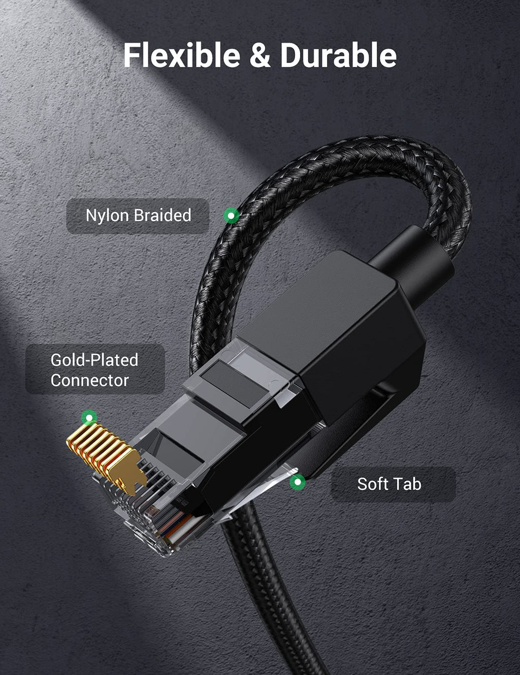 Ugreen Cat6 1000Mbps 250MHz U/UTP RJ45 Patch Ethernet Cable - UGREEN - 70678