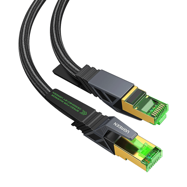 Câbles Ethernet Veetop 6M-Noir-2 piéces Câble Ethernet LAN