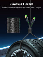 Ugreen Cat8 40Gbps 2000MHz SF/FTP Gaming Ethernet Cable - UGREEN - 15246
