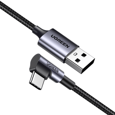 Ugreen USB-A to USB-C (Right Angle) 18W Charger Cable