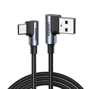 Ugreen USB-A to USB-C (Double Right Angle) 18W Charger Cable