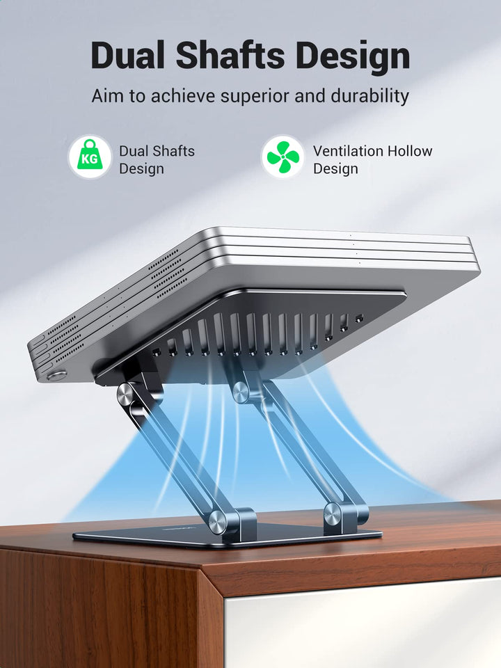 Ugreen Foldable Dual Rod Tablet Stand (Black) - UGREEN-15164