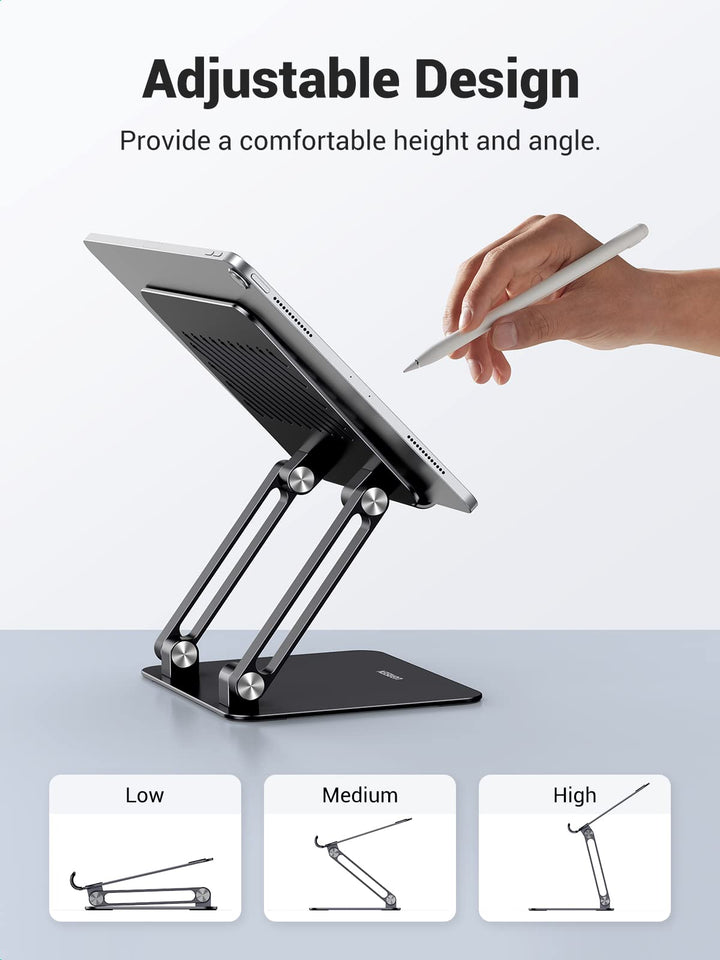 Ugreen Foldable Dual Rod Tablet Stand (Black) - UGREEN-15164