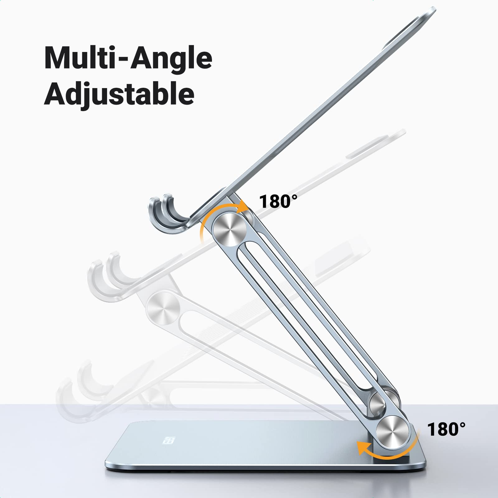 Ugreen Foldable Dual Rod Tablet Stand (Silver) - UGREEN-90396