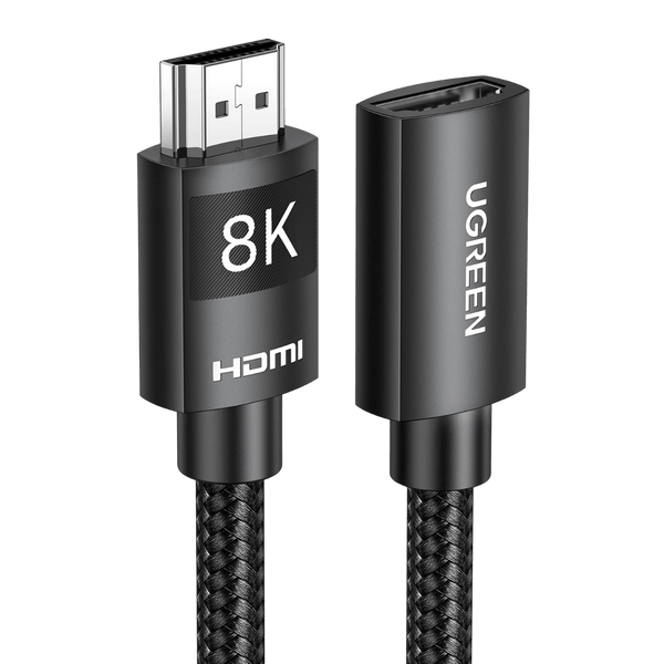 Ugreen HDMI 2.1 Extension Cable - 8K@60Hz, 4K@120Hz, Male to Female - UGREEN - 40400