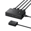 Ugreen KVM 4K@60Hz Switch for 2 PCs HDMI & 4 USB Ports - UGREEN - 15166