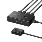 Ugreen KVM 4K@60Hz Switch for 2 PCs HDMI & 4 USB Ports - UGREEN - 15166
