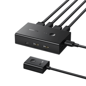 Ugreen KVM 4K@60Hz Switch for 2 PCs HDMI & 4 USB Ports