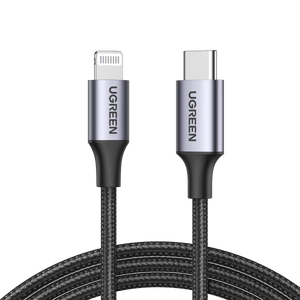 Ugreen MFi Braided PD Fast Charger USB-C to Lightning Cable