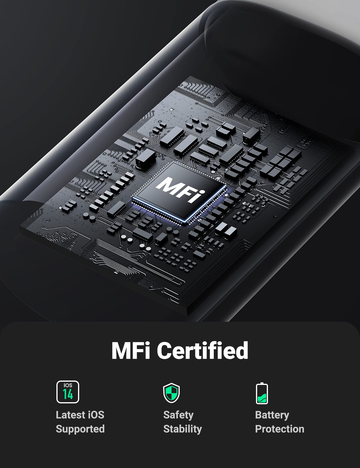 UGREEN MFi Certified iPhone Charger USB C to Lightning Cable | UGREEN UK