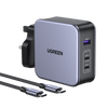 Ugreen Nexode 140W GaN Wall Charger 3-Ports - UGREEN-90322