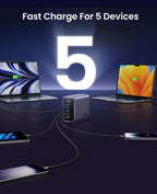 Ugreen Nexode 300W GaN Wall USB-C Charger 5 Ports - UGREEN - 90904