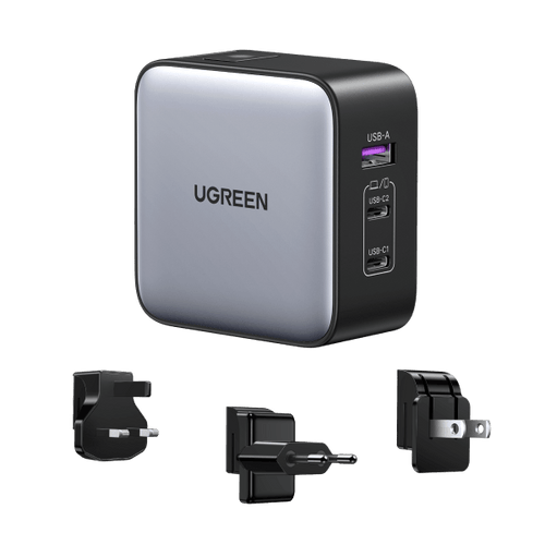 Ugreen Nexode 65W GaN Travel Charger 3-Ports - UGREEN-90409
