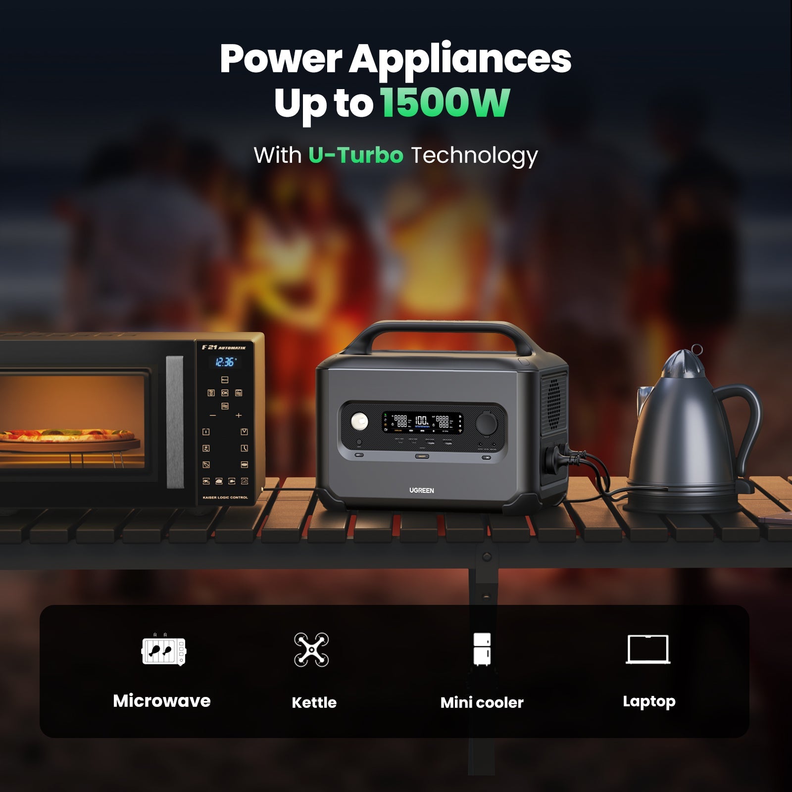 UGREEN ポータブル電源 PowerRoam600 (GS600)