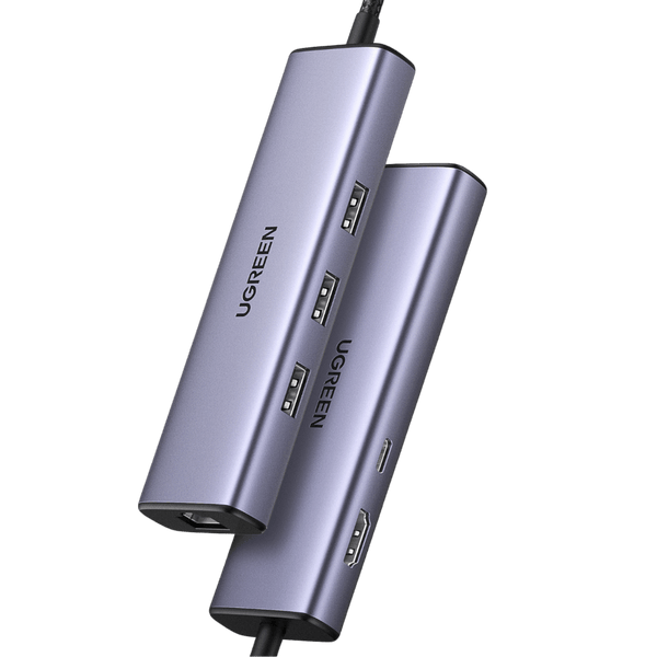 Ugreen Revodok 6-in-1 USB-C Hub (100W PD, 4K@30Hz HDMI) - UGREEN - 15598