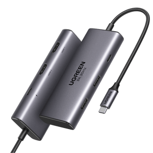 UGREEN Revodok 206 6-IN-1 USB-C Hub (Dual 4K@60Hz HDMI, 8K@30Hz Single)