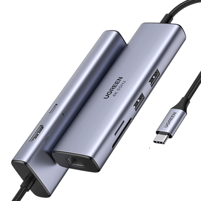 Ugreen Revodok 107 7-in-1 USB-C Hub (4K@60Hz HDMI, RJ45 Ethernet)