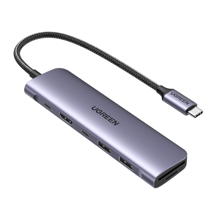 Ugreen Revodok 7-in-1 USB-C Hub (95W PD, 4K@30Hz HDMI) - UGREEN - 15214