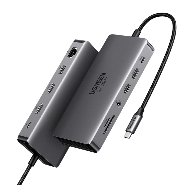 Ugreen Revodok Pro 11-in-1 USB-C Hub (10Gbps USB 3.2, Dual HDMI) - UGREEN - 15965