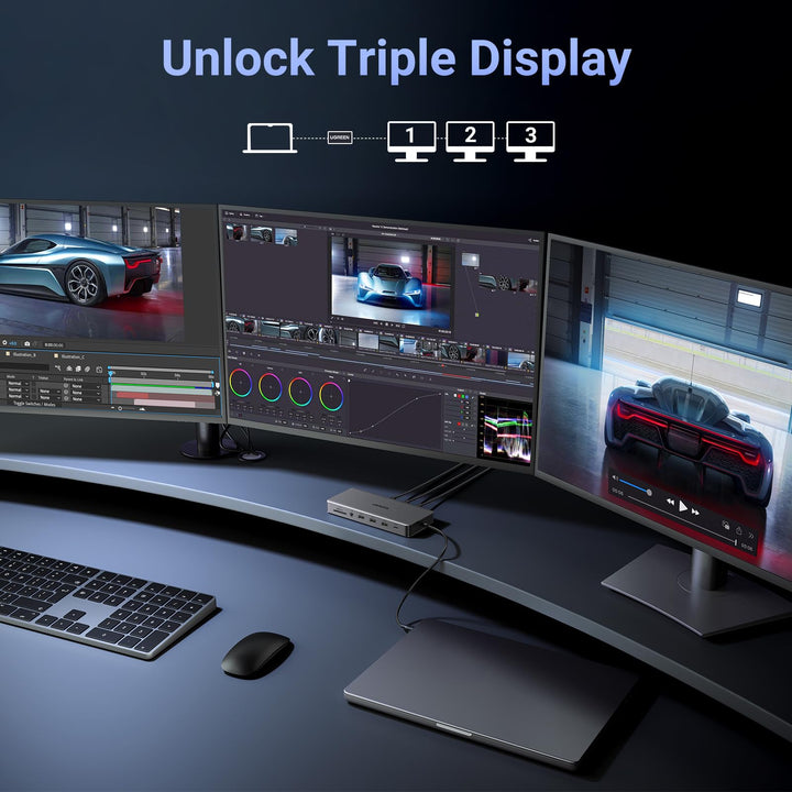 Ugreen Revodok Pro 13-in-1 Triple Display Docking Station - UGREEN - 15978
