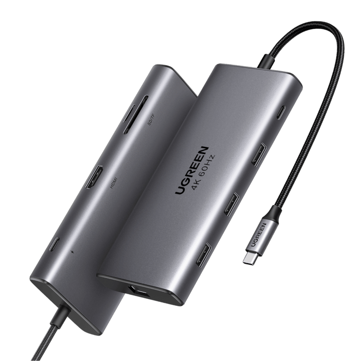 Ugreen Revodok Pro 9-in-1 USB-C Hub (10Gbps USB 3.2, 4K@60Hz HDMI) - UGREEN - 15532