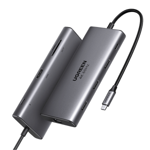 Buy UGREEN 80133 10 In 1 USB Hub With Ethernet, 4k HDMI Multifunctional  Adapter(Space Gray) Online at Best Prices in India - JioMart.