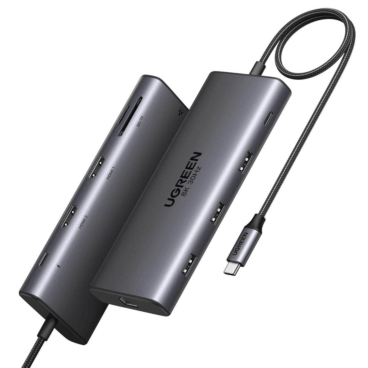 Revodok Pro 10 1 USB C Hub Dual 4K HDMI